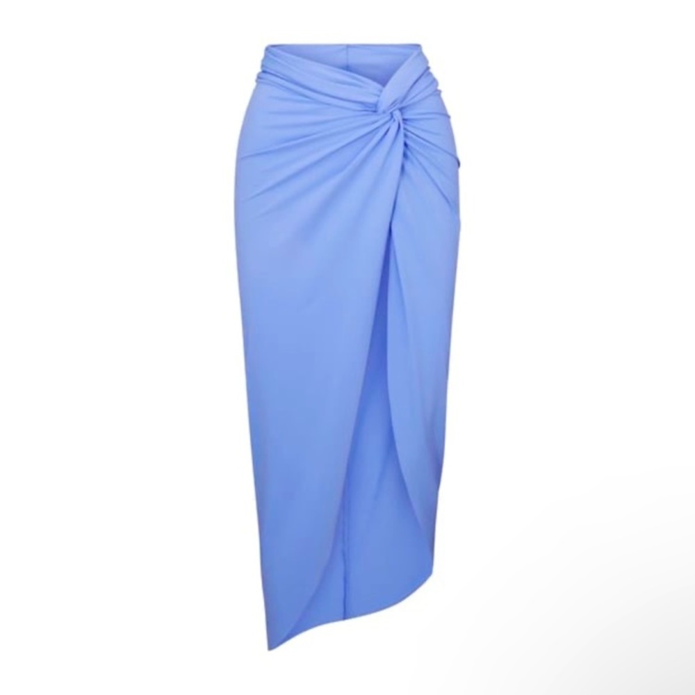 NWT Skims Swim Signature Sarong Skirt Sz XSmall Periwinkle